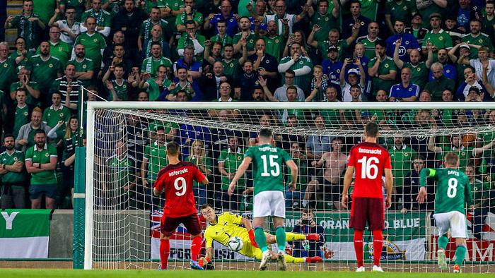 关于北爱尔兰队不敌瑞士,争取欧锦赛资格取得压力的信息 关于北爱尔兰队不敌瑞士,争取欧锦赛资格取得压力的信息