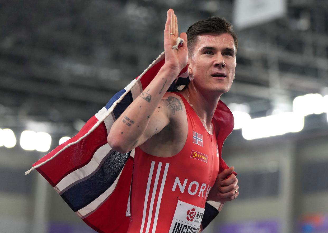 荷兰田径选手夺得男子米冠军